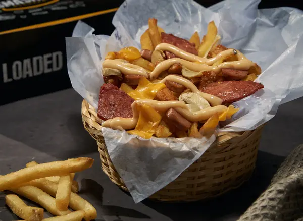 Honey Mustard Loaded Fries