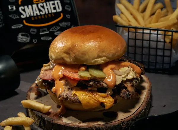 The Hell-Fire Beef Burger