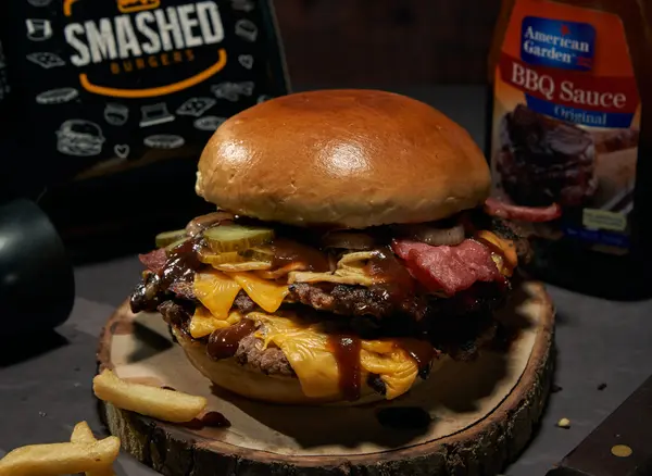 All American BBQ Bacon Beef Burger